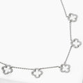 Cz Gold-Dipped Clover Outlined Rhinestone Necklace - Adult & Kids T-Shirts, Sweatshirts & Hoodies apparel design preview 1