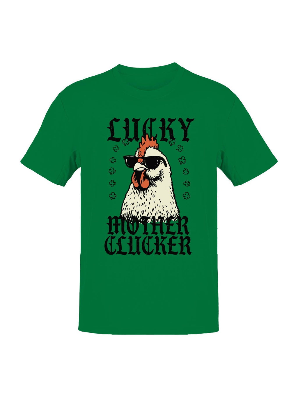 St. Patrick's Day Lucky Mother Clucker Men's - Adult & Kids T-Shirts, Sweatshirts & Hoodies apparel design preview 1