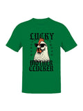 St. Patrick's Day Lucky Mother Clucker Men's - Adult & Kids T-Shirts, Sweatshirts & Hoodies apparel design preview 1