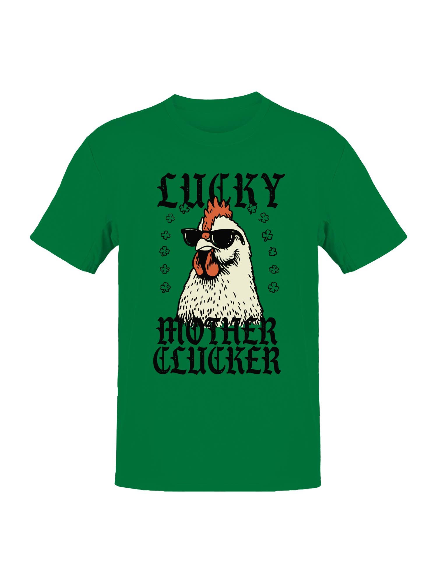 St. Patrick's Day Lucky Mother Clucker Men's - Adult & Kids T-Shirts, Sweatshirts & Hoodies apparel design preview 1