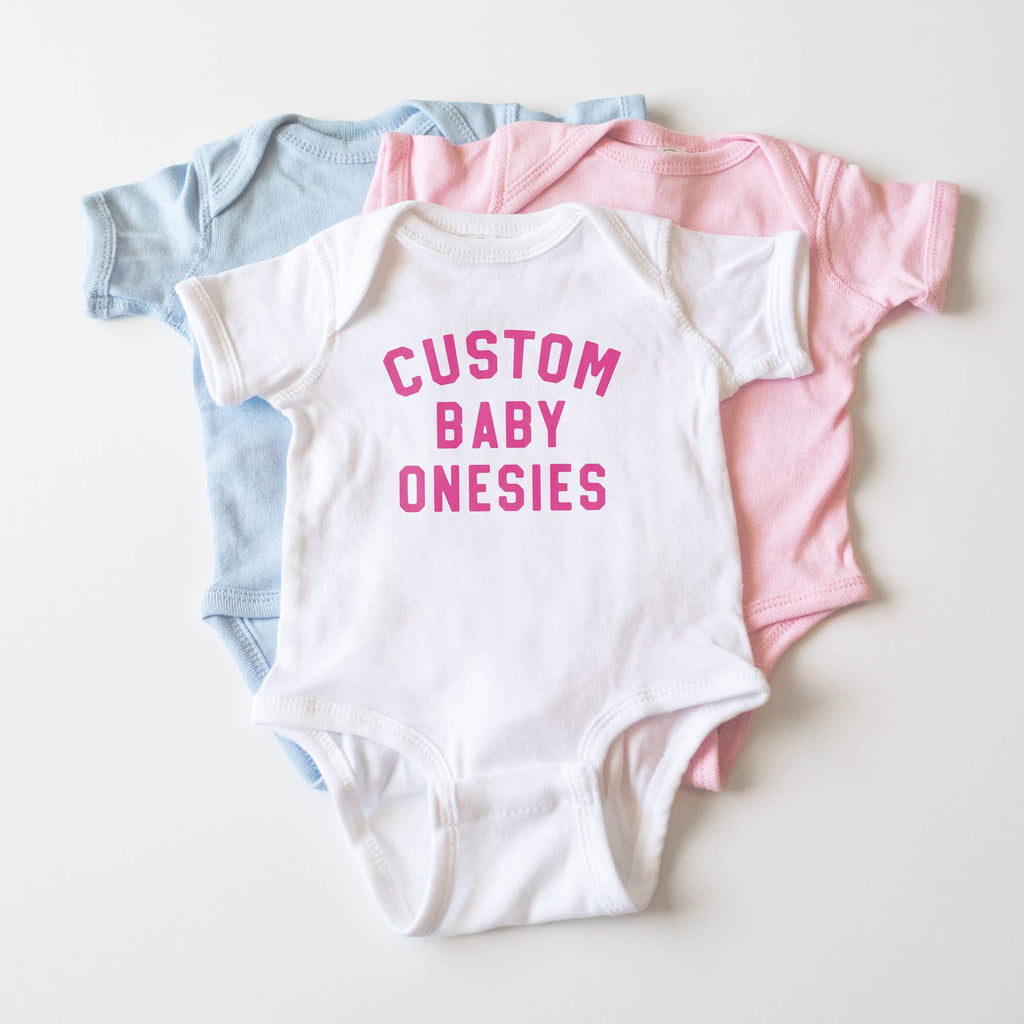 Custom Baby-Rib Onesie with Your Location, Name or - Adult & Kids T-Shirts, Sweatshirts & Hoodies apparel design preview 1