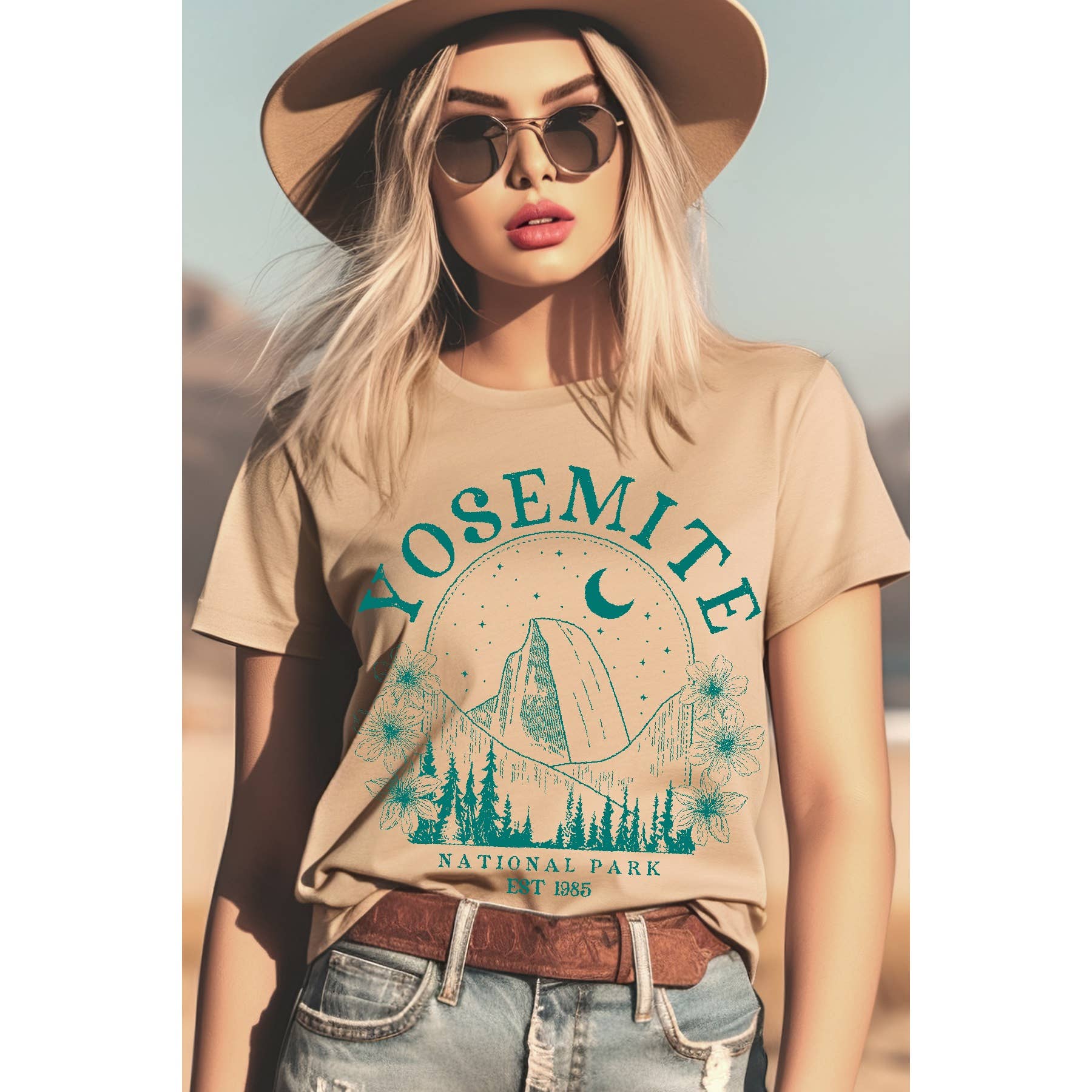 Yosemite Women's Relaxed-Fit Graphic Cotton - Adult & Kids T-Shirts, Sweatshirts & Hoodies apparel design preview 1