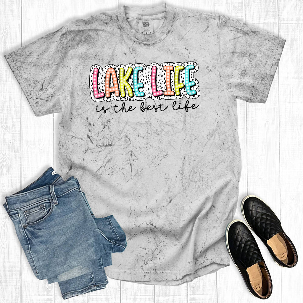 Summer Vacation Lake Life Is the Best Comfort Colors - Adult & Kids T-Shirts, Sweatshirts & Hoodies apparel design preview 1