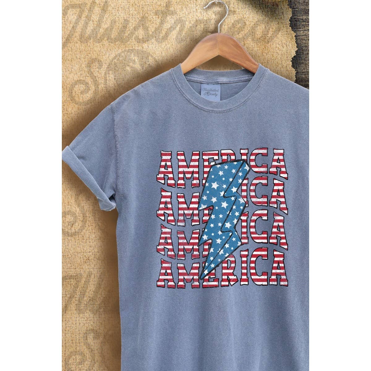 America Vintage Graphic - Adult & Kids T-Shirts, Sweatshirts & Hoodies apparel design preview 1