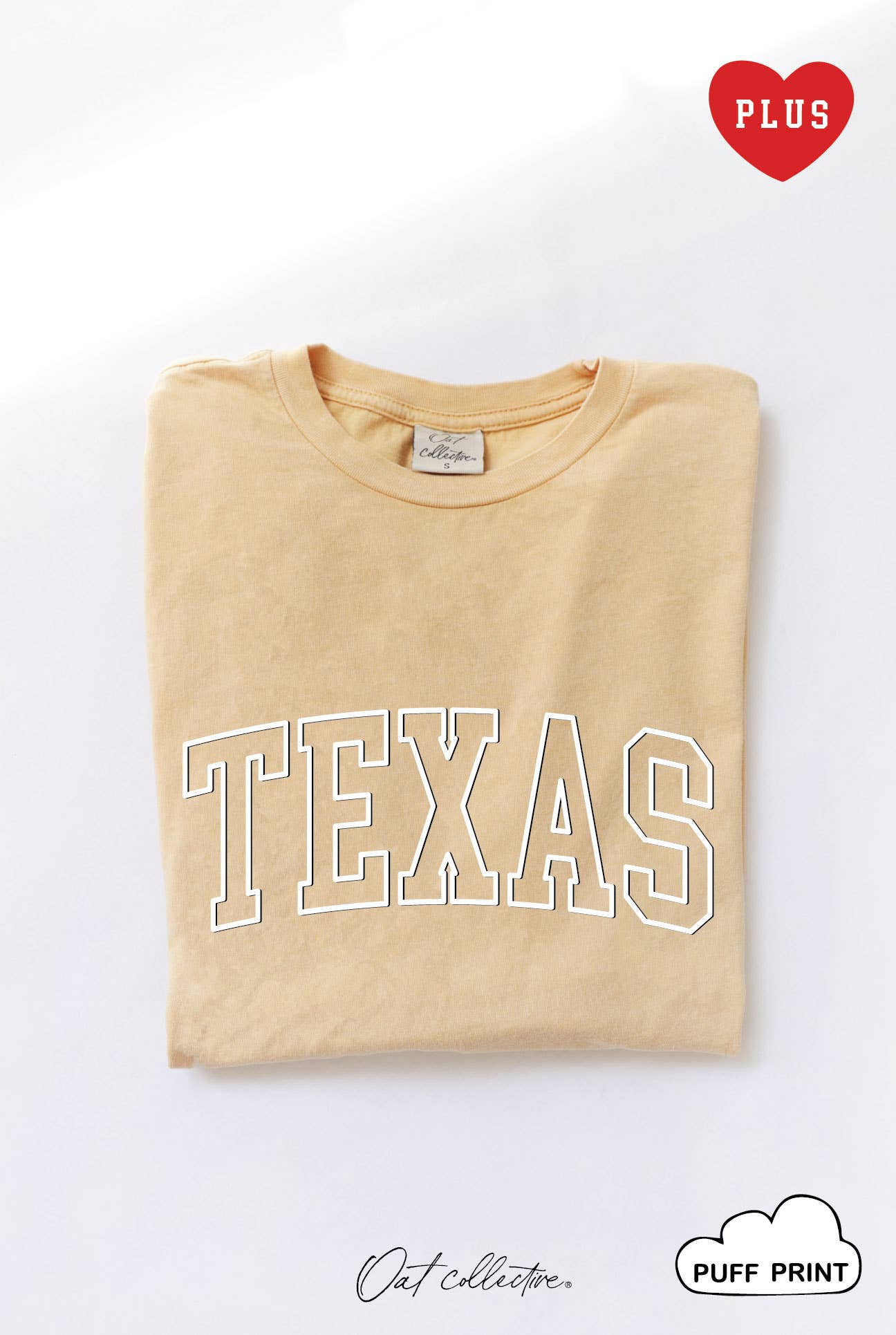 Texas Outline Puff Plus Mineral Graphic Top - Adult & Kids T-Shirts, Sweatshirts & Hoodies apparel design preview 1