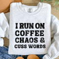 Chaos and Cuss Words Graphic - Adult & Kids T-Shirts, Sweatshirts & Hoodies apparel design preview 1