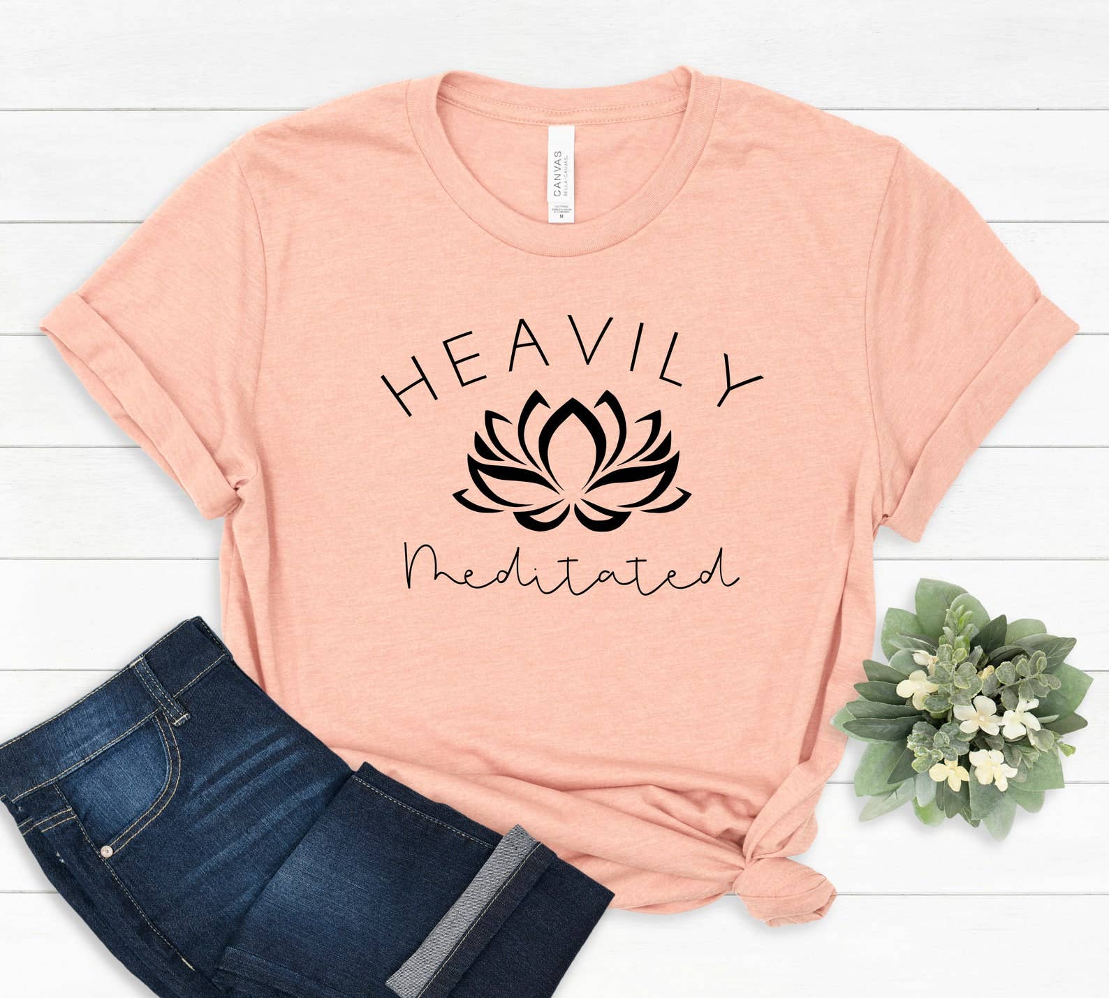 Heavily Meditated - Adult & Kids T-Shirts, Sweatshirts & Hoodies apparel design preview 1
