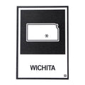 Wichita, Kansas Outline Postcard - Adult & Kids T-Shirts, Sweatshirts & Hoodies apparel design preview 1