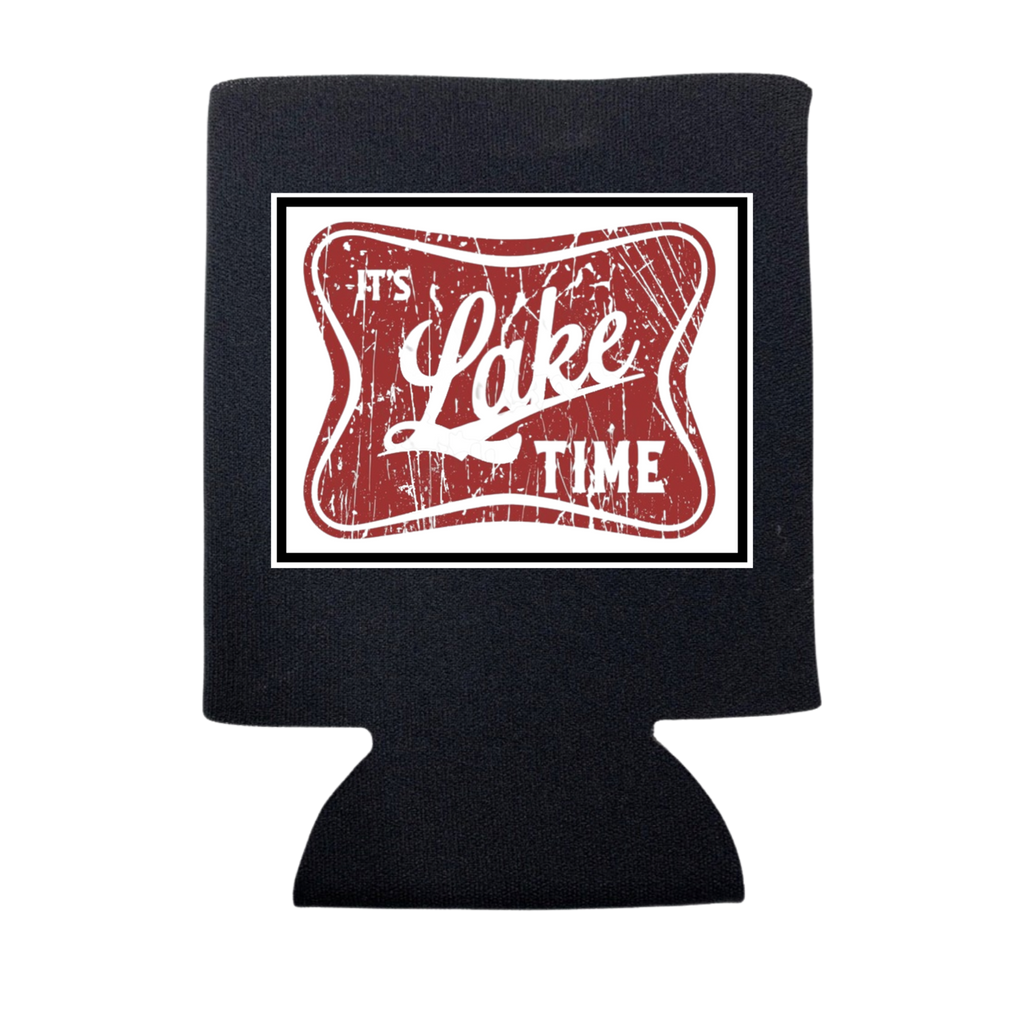It's Lake Time Can Cooler - Adult & Kids T-Shirts, Sweatshirts & Hoodies apparel design preview 1