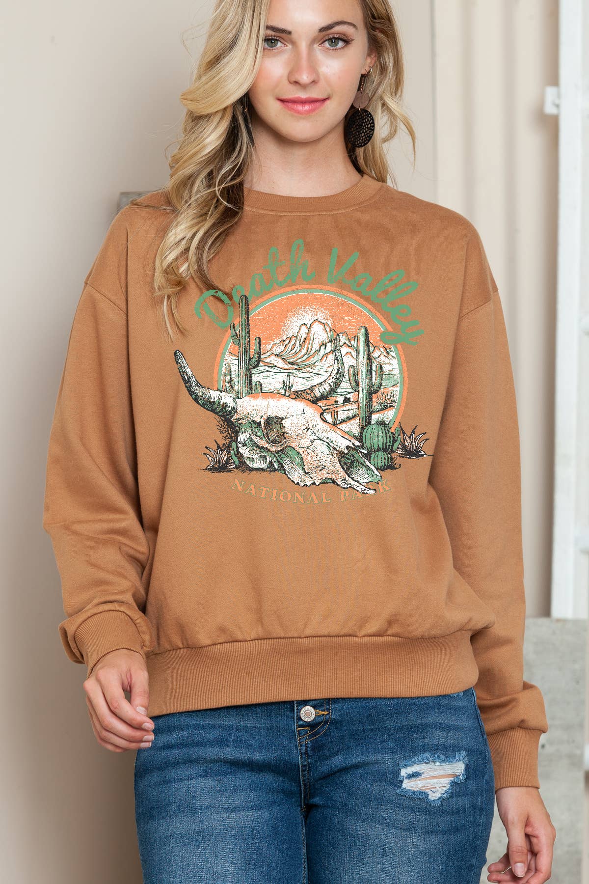 Women Death Valley Graphic Print Sweater - Adult & Kids T-Shirts, Sweatshirts & Hoodies apparel design preview 1