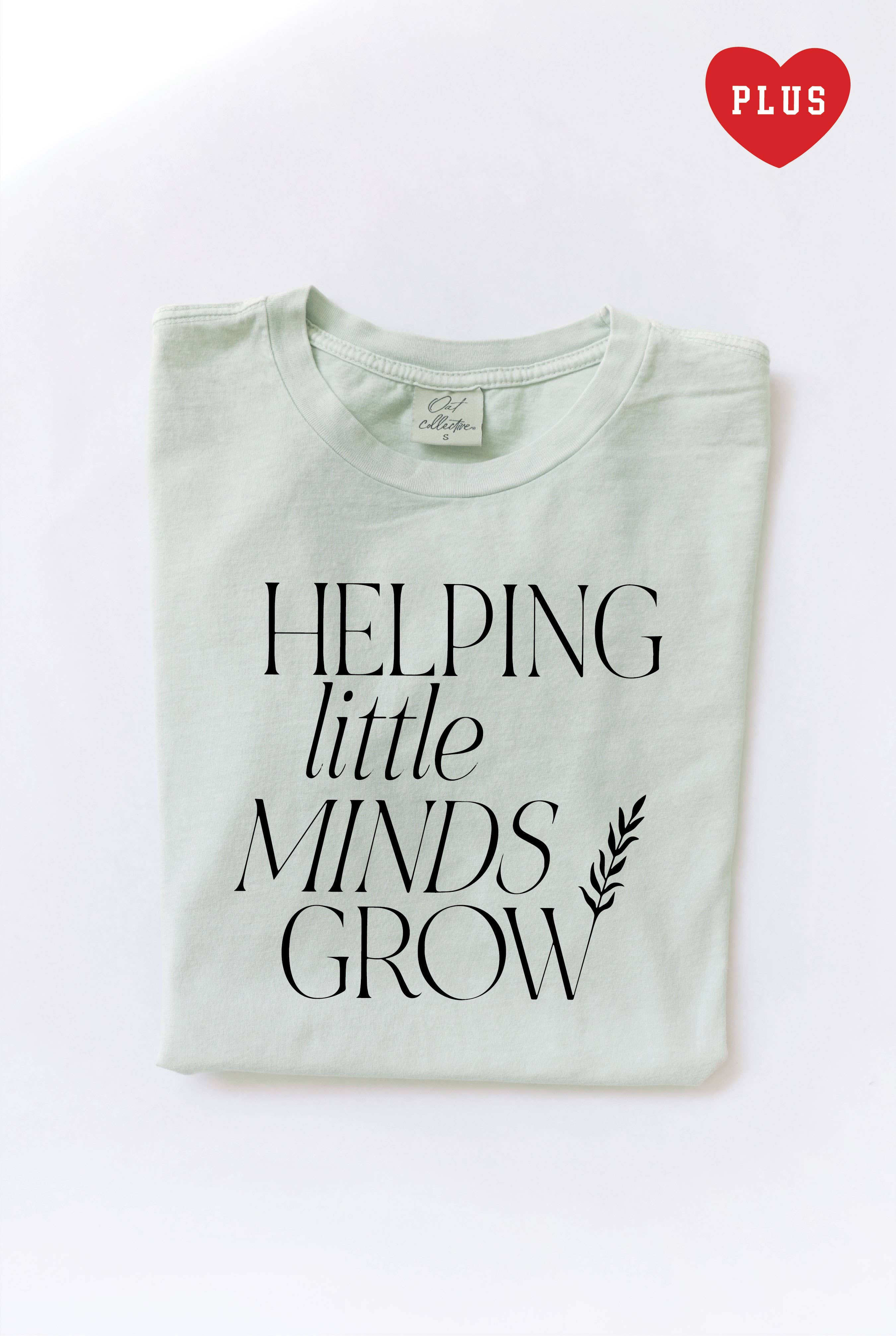 Helping Little Minds Grow Plus Mineral Graphic Top - Adult & Kids T-Shirts, Sweatshirts & Hoodies apparel design preview 1