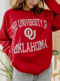 Ou Oklahoma Sooners Vintage Sport Crimson - Adult & Kids T-Shirts, Sweatshirts & Hoodies apparel design preview 1