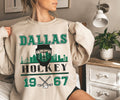 Vintage Dallas Hockey Crewneck Perfect Fan Gift - Adult & Kids T-Shirts, Sweatshirts & Hoodies apparel design preview 1