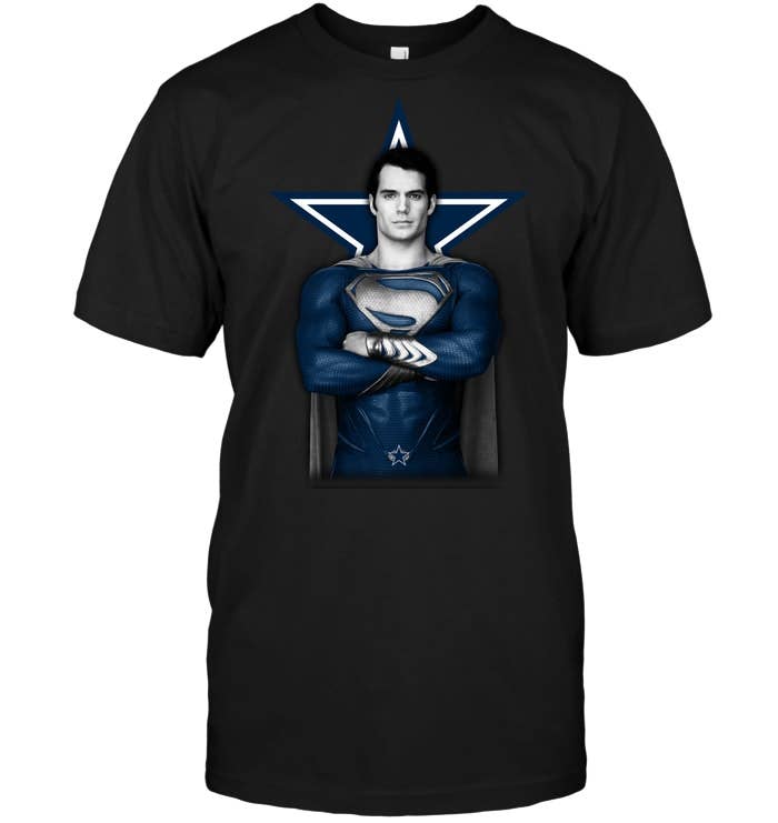 Dallas Cowboys Superman (Clark Kent) - Adult & Kids T-Shirts, Sweatshirts & Hoodies apparel design preview 1