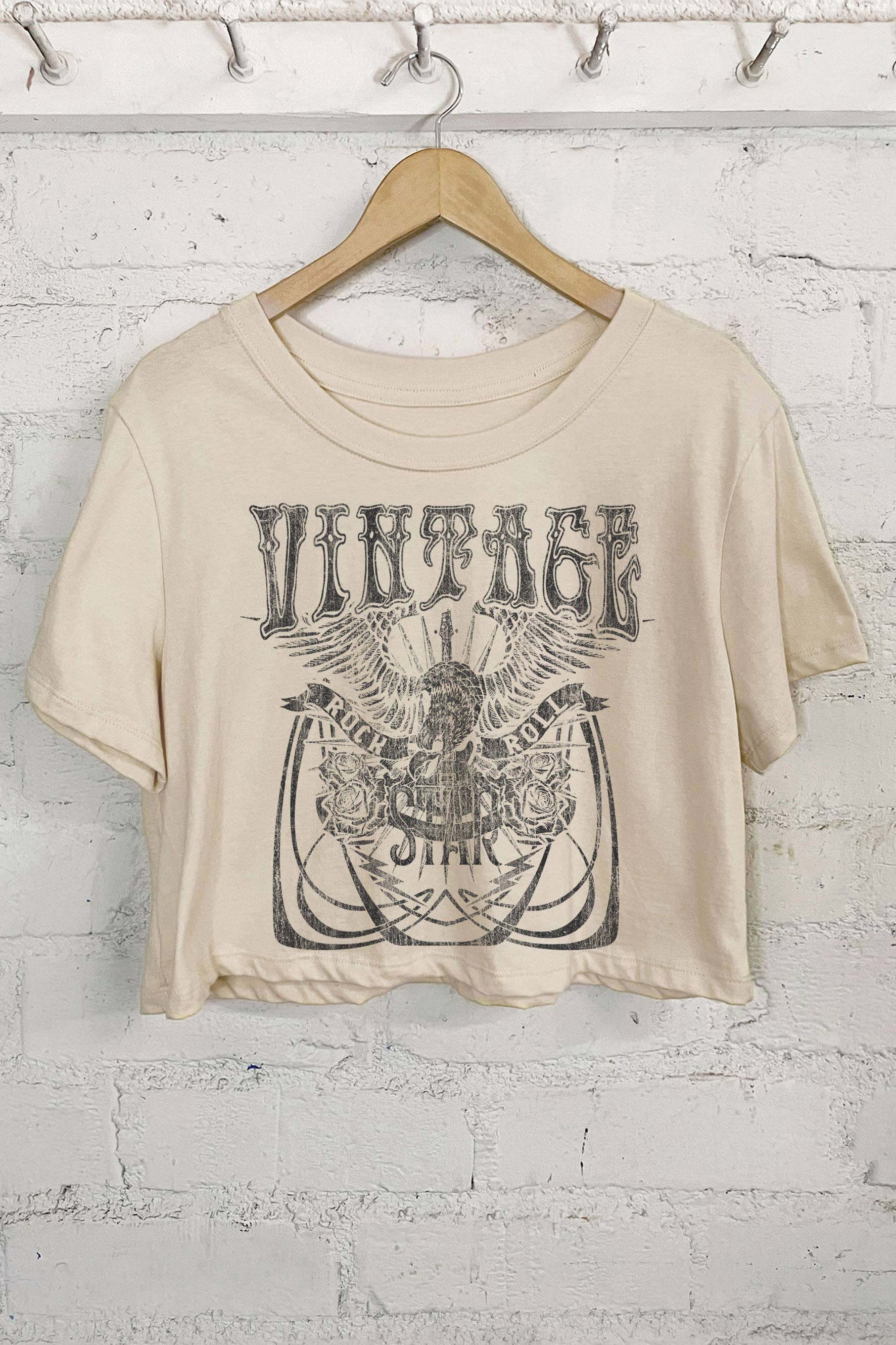Vintage Rock and Roll Star - Adult & Kids T-Shirts, Sweatshirts & Hoodies apparel design preview 1