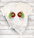 Grinch Boobs Ornament Balls Christmas - Adult & Kids T-Shirts, Sweatshirts & Hoodies apparel design preview 1