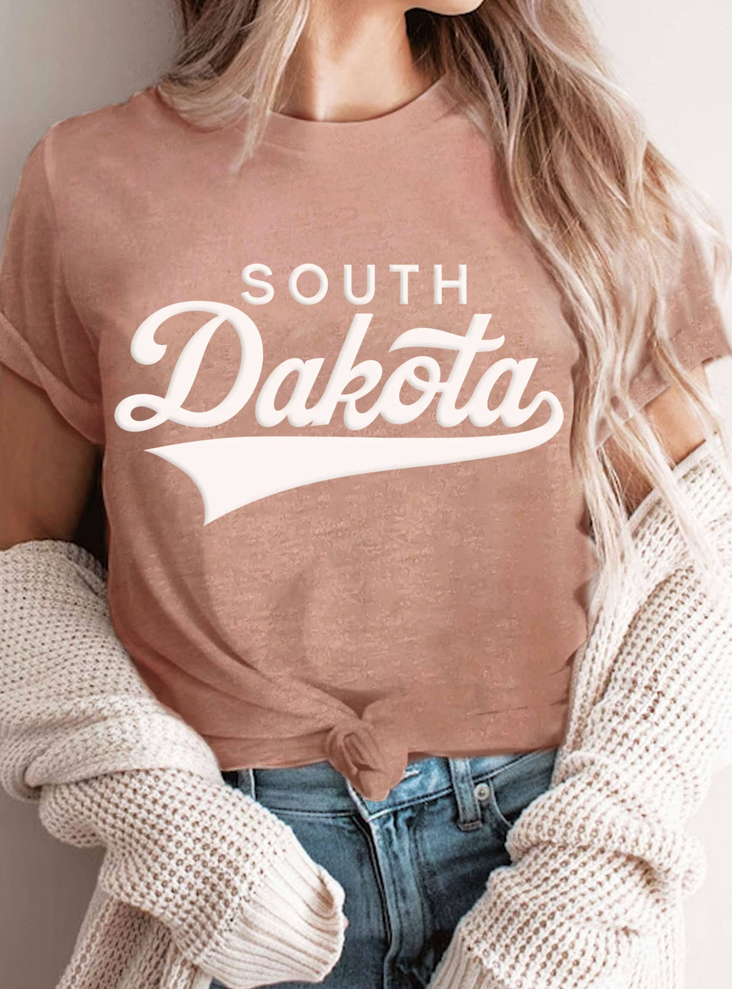 South Dakota Puff Graphic - Adult & Kids T-Shirts, Sweatshirts & Hoodies apparel design preview 1