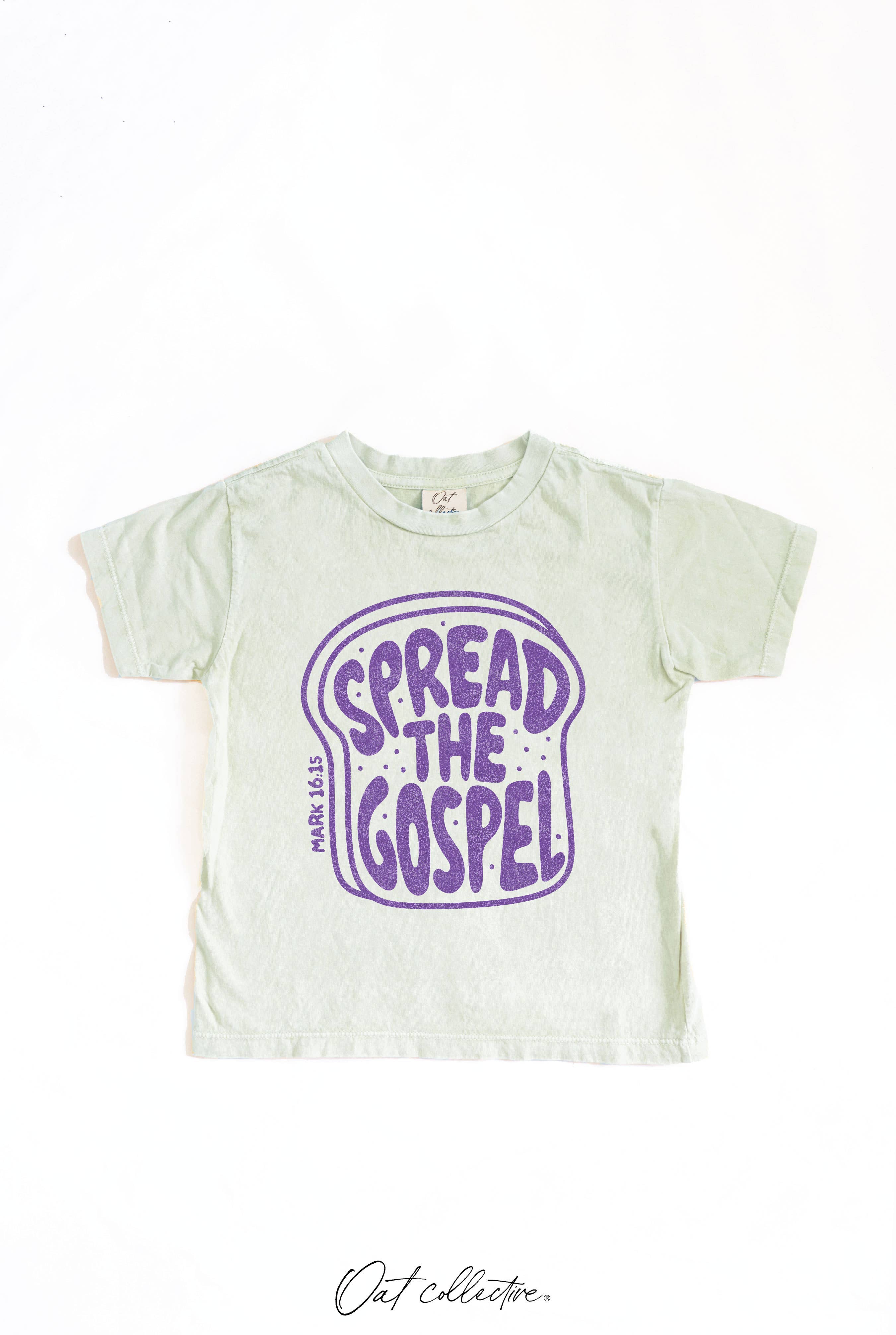 Spread the Gospel Toddler Washed Graphic Top - Adult & Kids T-Shirts, Sweatshirts & Hoodies apparel design preview 1