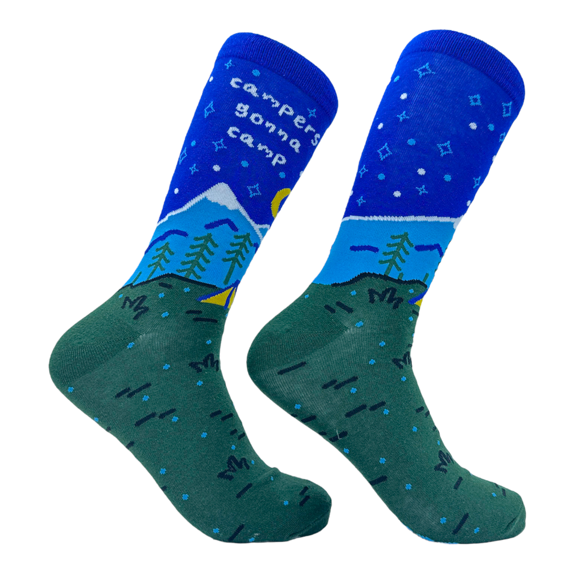 Men's Campers Gonna Camp Socks - Adult & Kids T-Shirts, Sweatshirts & Hoodies apparel design preview 1