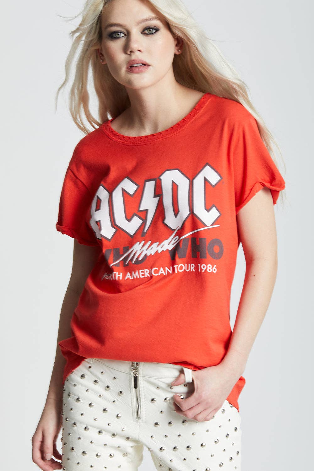 Ac/Dc Who Made 1986 Concert Graphic - Adult & Kids T-Shirts, Sweatshirts & Hoodies apparel design preview 1