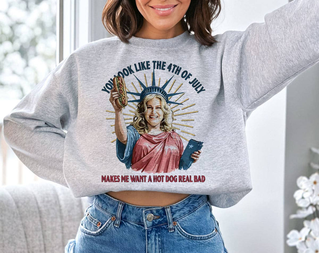 You Look Like the 4th of July Funny Meme - Adult & Kids T-Shirts, Sweatshirts & Hoodies apparel design preview 1