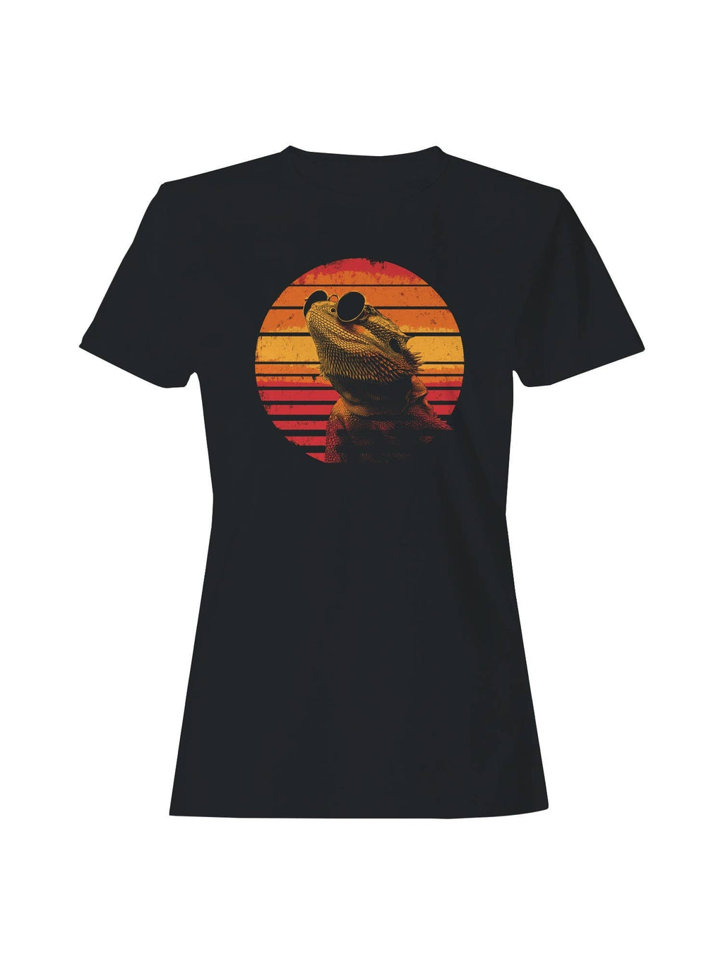 Retro Cool Lizard with Sunglasses Women's - Adult & Kids T-Shirts, Sweatshirts & Hoodies apparel design preview 1