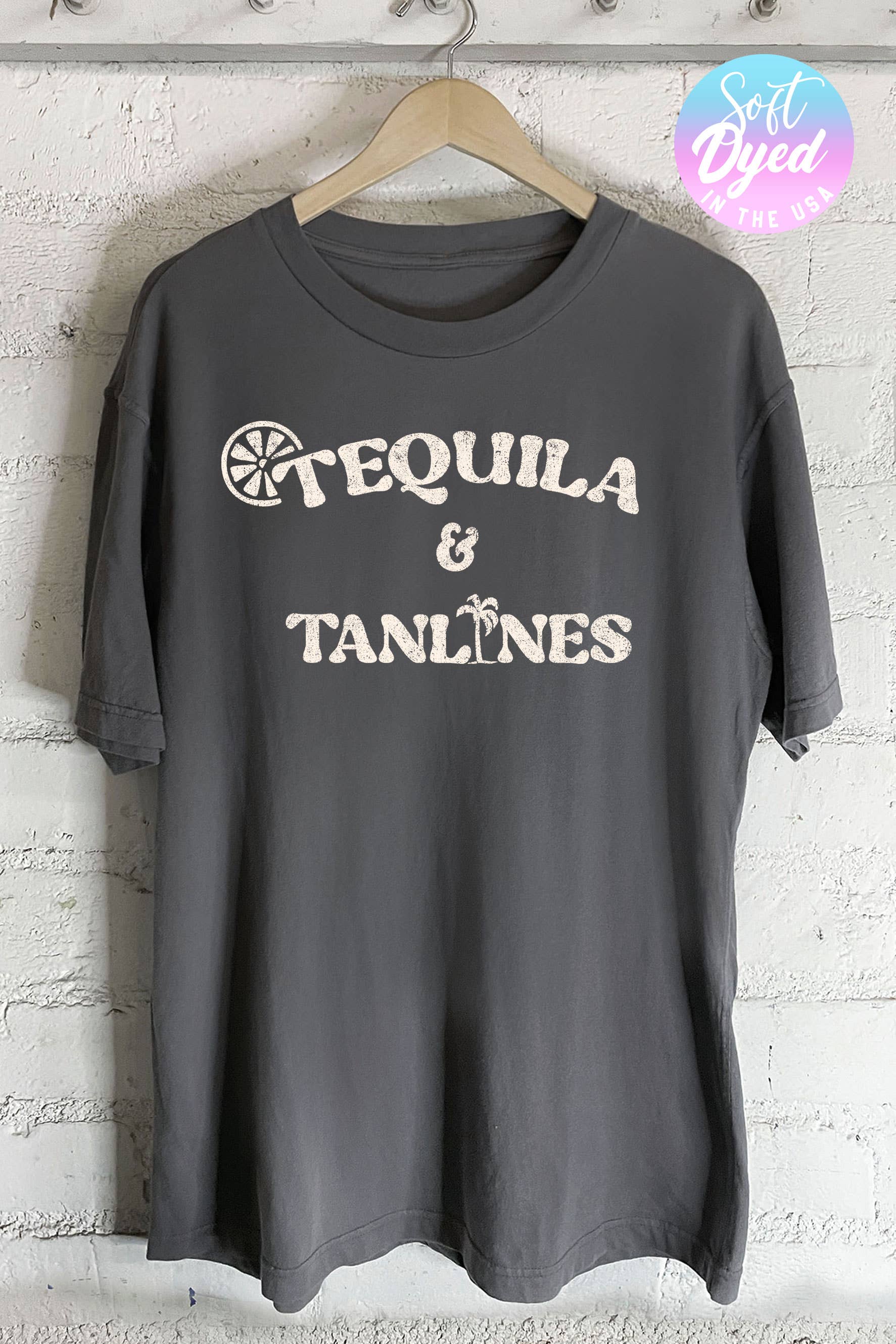 Tequila and Tanlines-Oversized - Adult & Kids T-Shirts, Sweatshirts & Hoodies apparel design preview 1