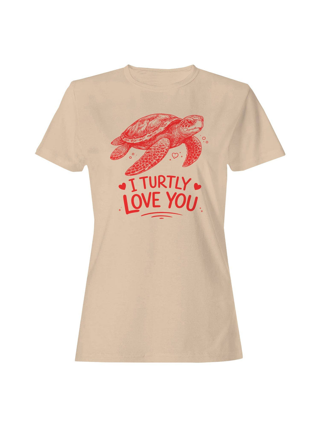 Turtle Love: I Turtly You Women's - Adult & Kids T-Shirts, Sweatshirts & Hoodies apparel design preview 1