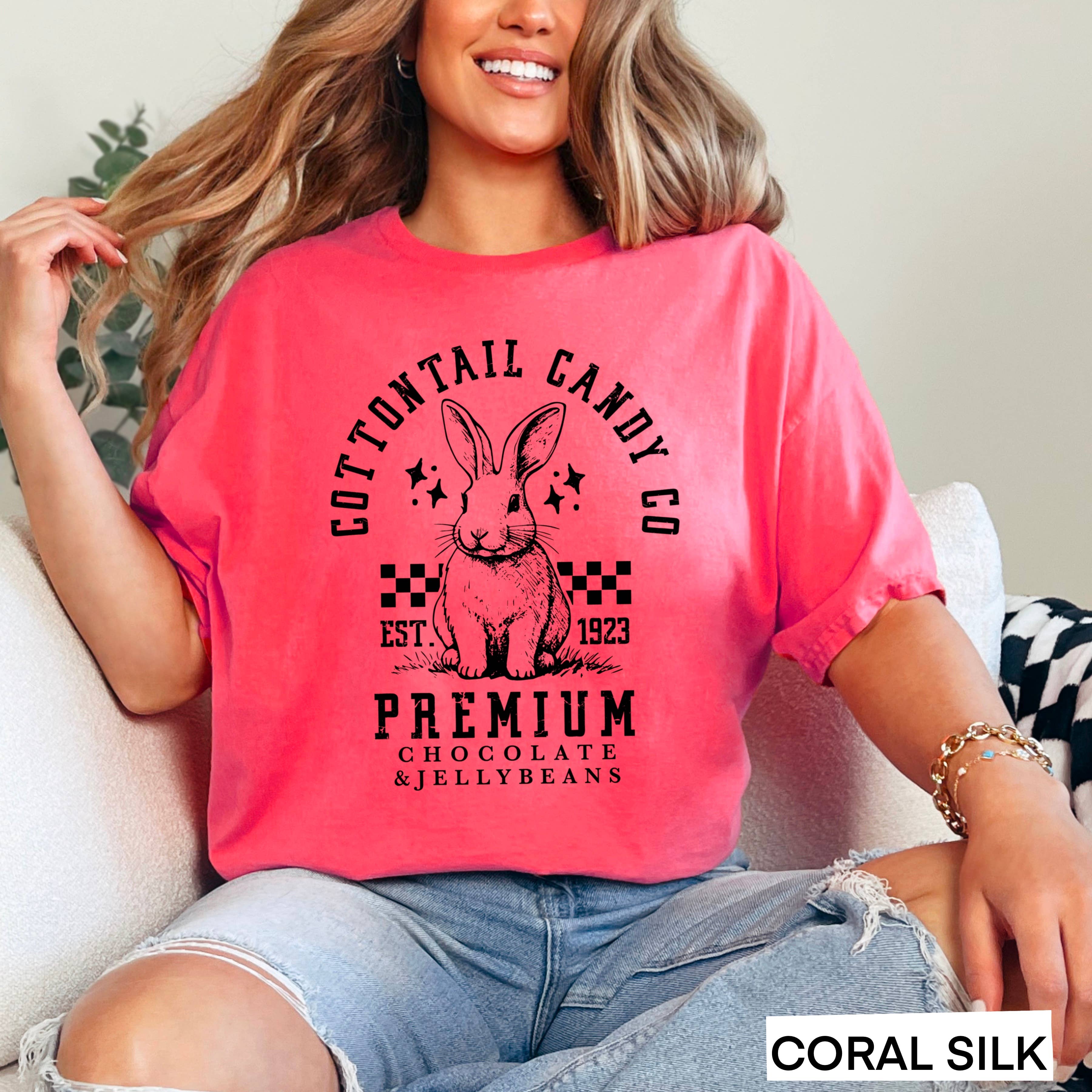 Cottontail Candy Co Easter Graphic Gildan - Adult & Kids T-Shirts, Sweatshirts & Hoodies apparel design preview 1