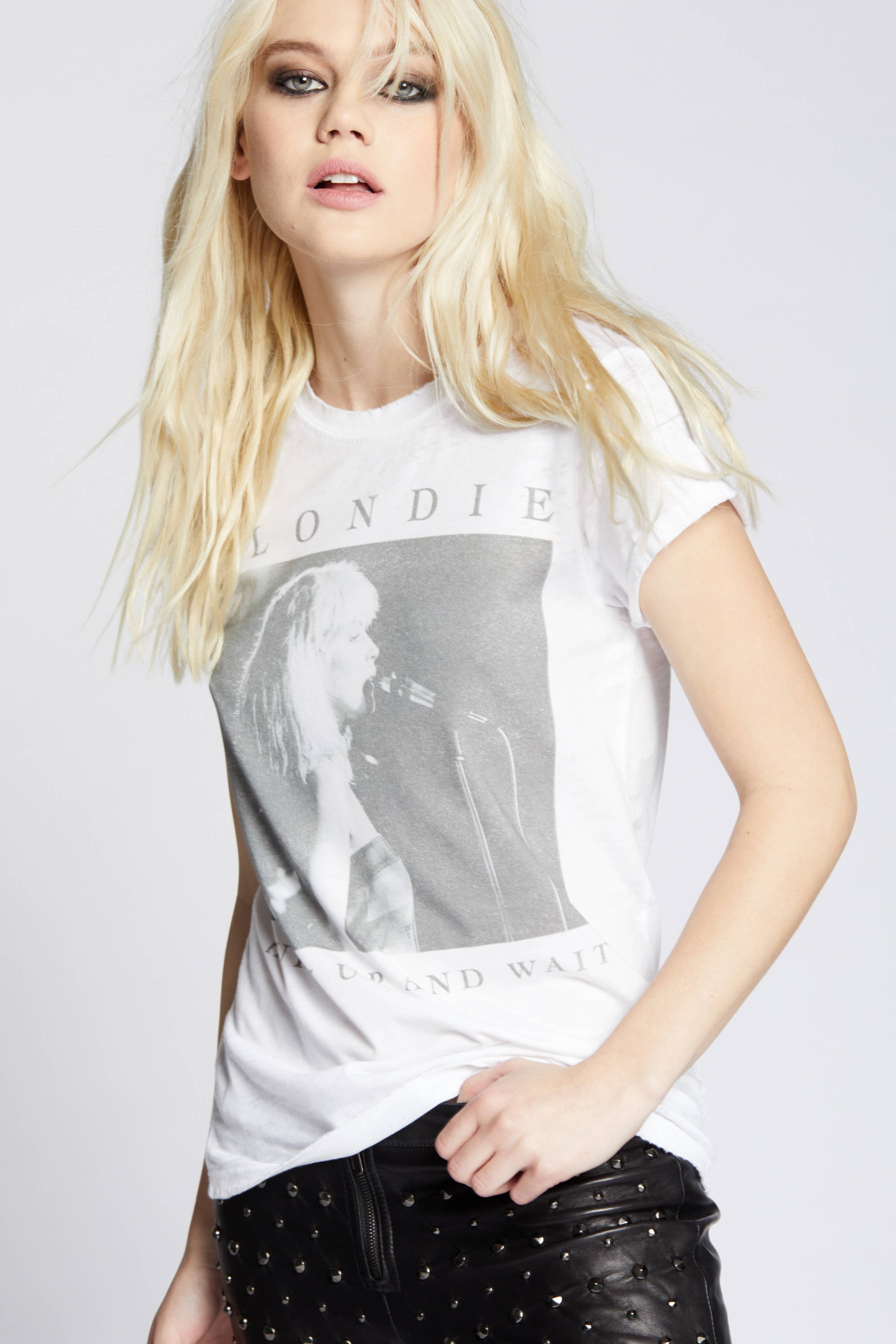 Blondie Hurry Up Wait Vintage Burn Out - Adult & Kids T-Shirts, Sweatshirts & Hoodies apparel design preview 1