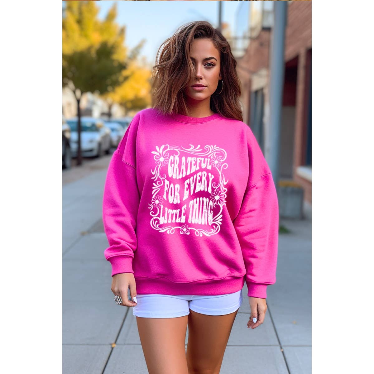 Greatful For Every Little Thing Vintage Graphic - Adult & Kids T-Shirts, Sweatshirts & Hoodies apparel design preview 1