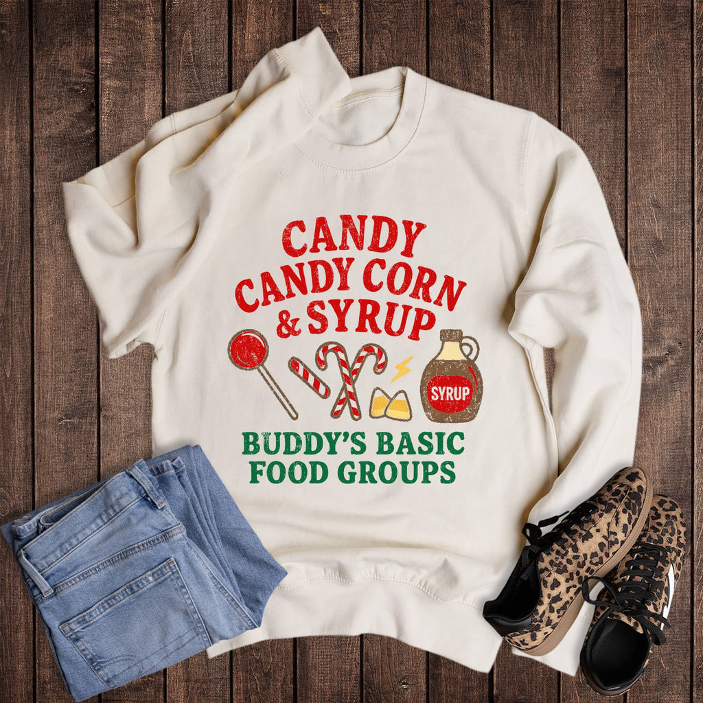Christmas Candy, Corn, Syrup - Adult & Kids T-Shirts, Sweatshirts & Hoodies apparel design preview 1