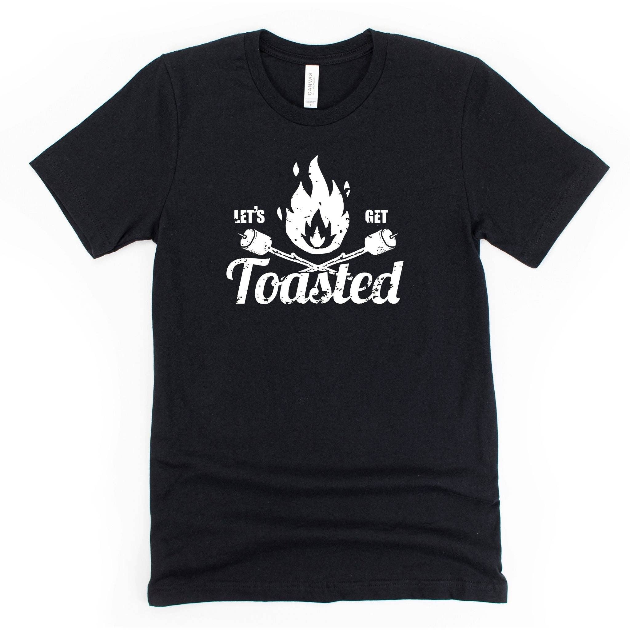 Let'S Get Toasted Campfire Graphic 008 - Adult & Kids T-Shirts, Sweatshirts & Hoodies apparel design preview 1