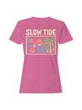 Slow Tide Beach Vibe Art Women's - Adult & Kids T-Shirts, Sweatshirts & Hoodies apparel design preview 1