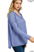 1014 Soft Melange Hacci Exposed Seam Hi Low SI-28819 - Adult & Kids T-Shirts, Sweatshirts & Hoodies apparel design preview 1