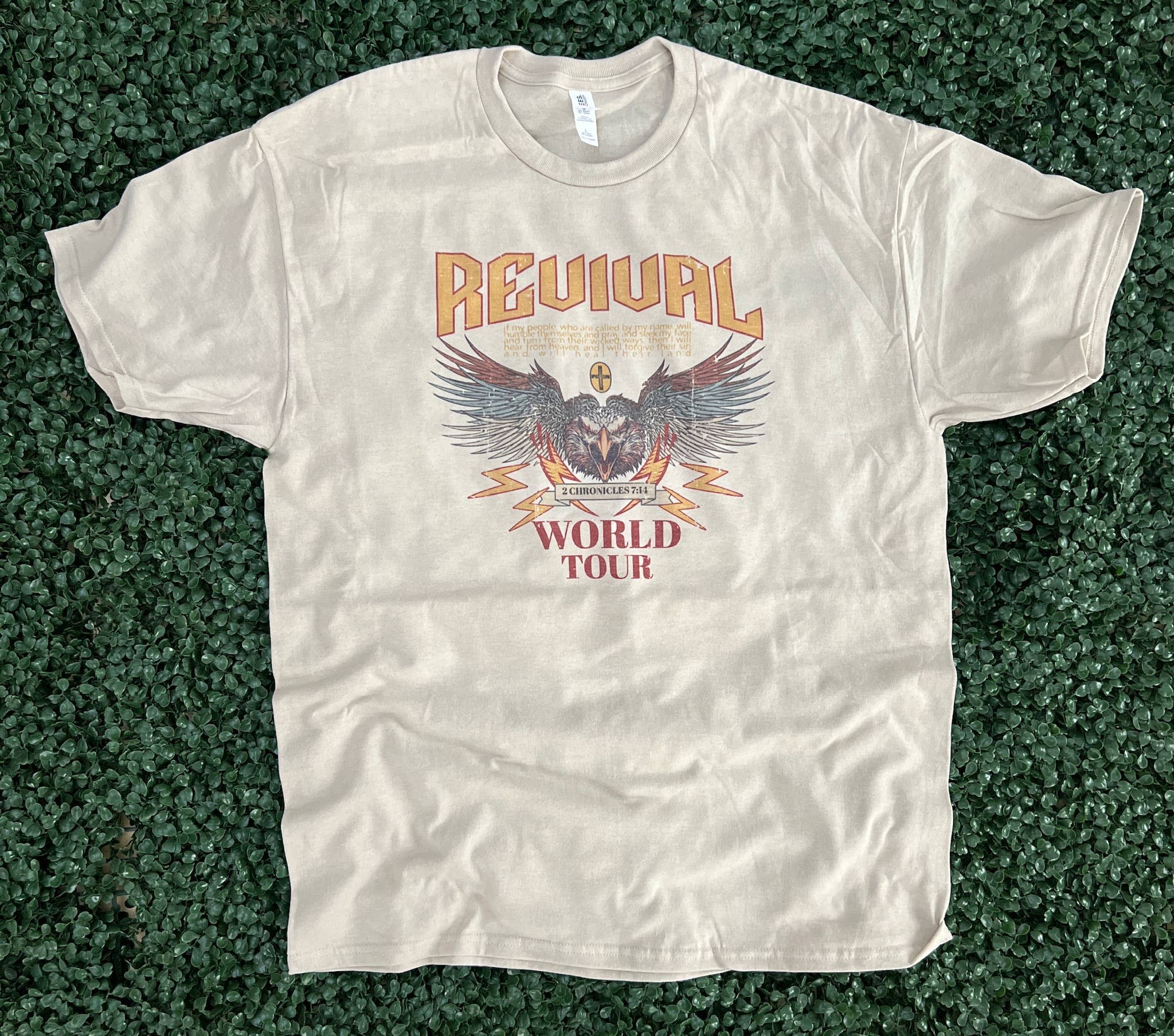 Revival World Tour On Sand - Adult & Kids T-Shirts, Sweatshirts & Hoodies apparel design preview 1