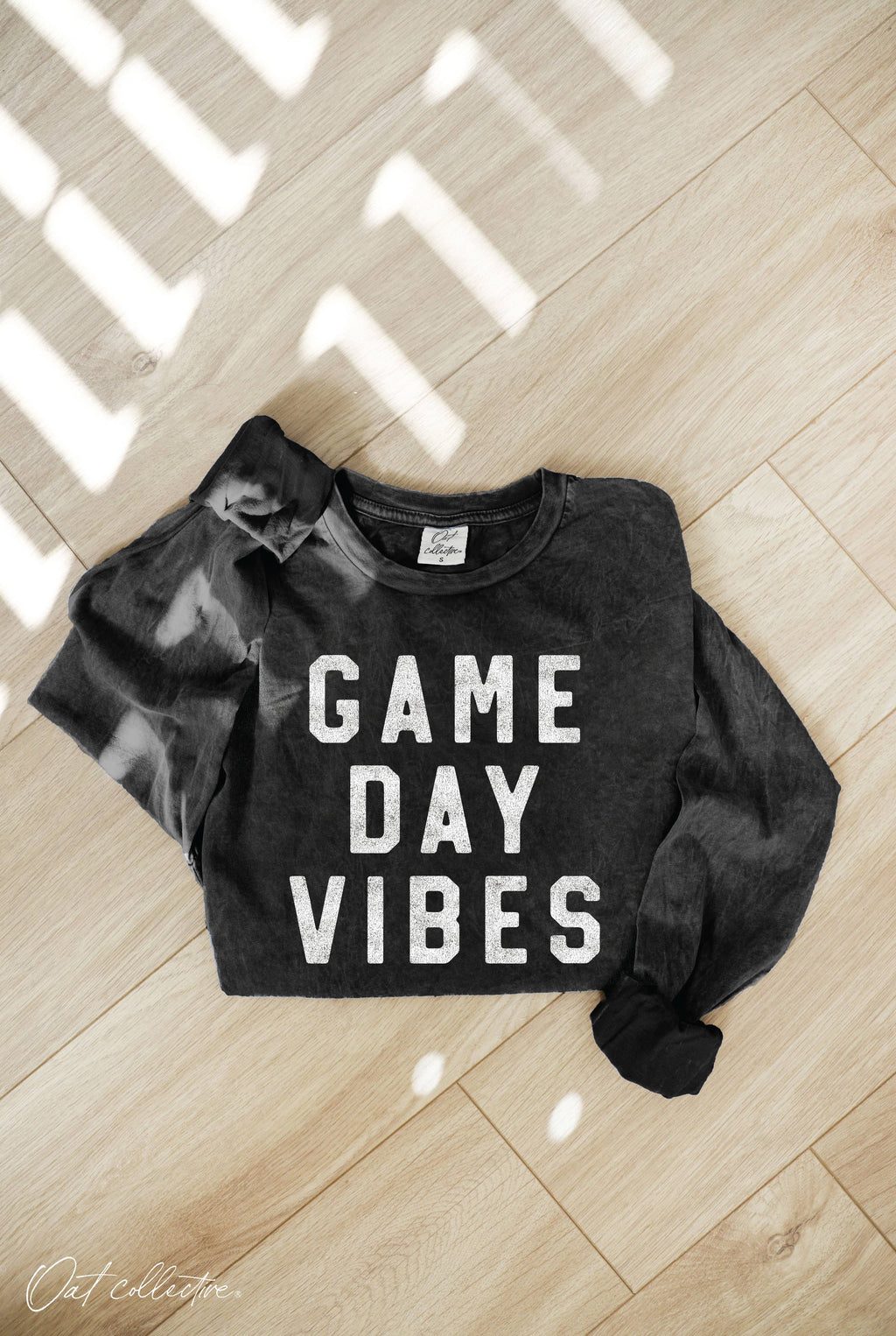 Game Day Vibes Mineral Washed Graphic - Adult & Kids T-Shirts, Sweatshirts & Hoodies apparel design preview 1