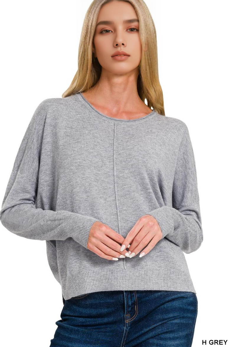 Viscose Front Seam Round Neck Sweater - Adult & Kids T-Shirts, Sweatshirts & Hoodies apparel design preview 1