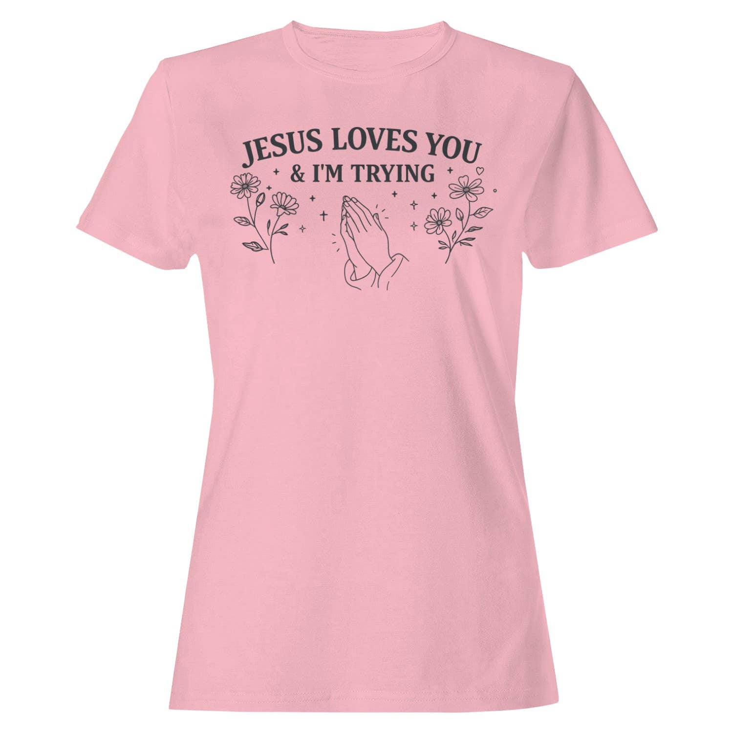 Jesus Loves You Women's - Adult & Kids T-Shirts, Sweatshirts & Hoodies apparel design preview 1