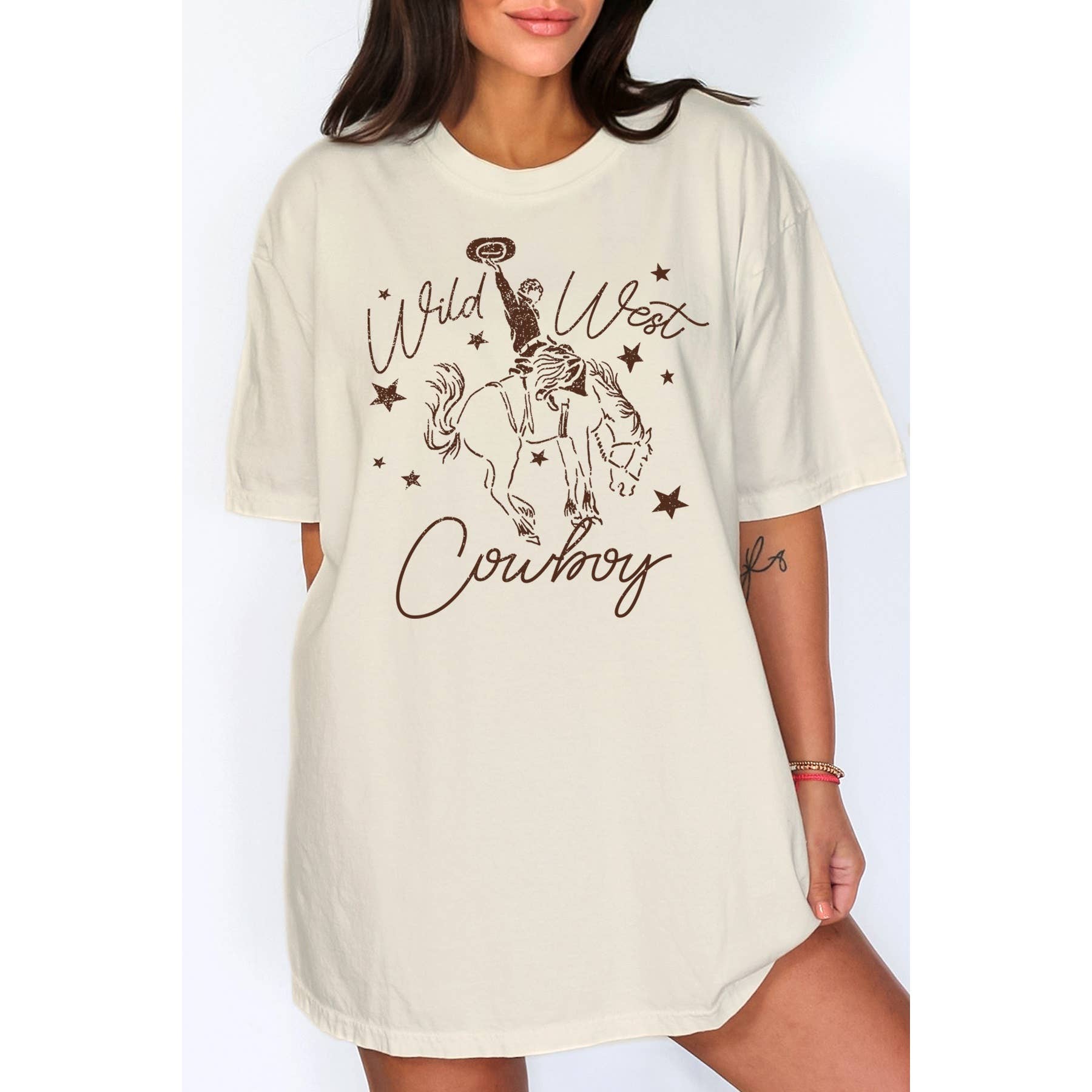 Wild West Cowboy Unisex Oversized - Adult & Kids T-Shirts, Sweatshirts & Hoodies apparel design preview 1