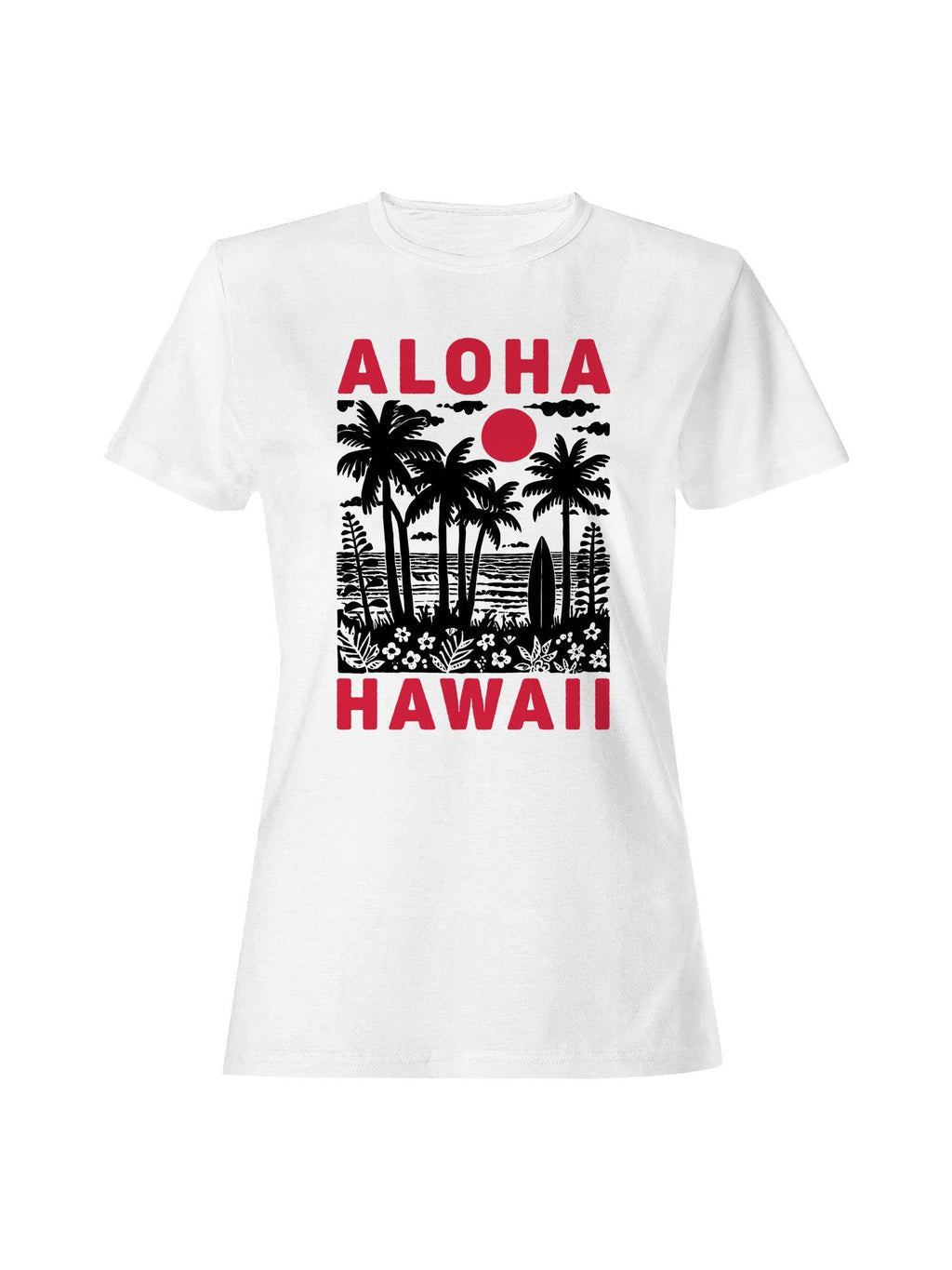 Aloha Hawaii Retro Vibes Women's - Adult & Kids T-Shirts, Sweatshirts & Hoodies apparel design preview 1