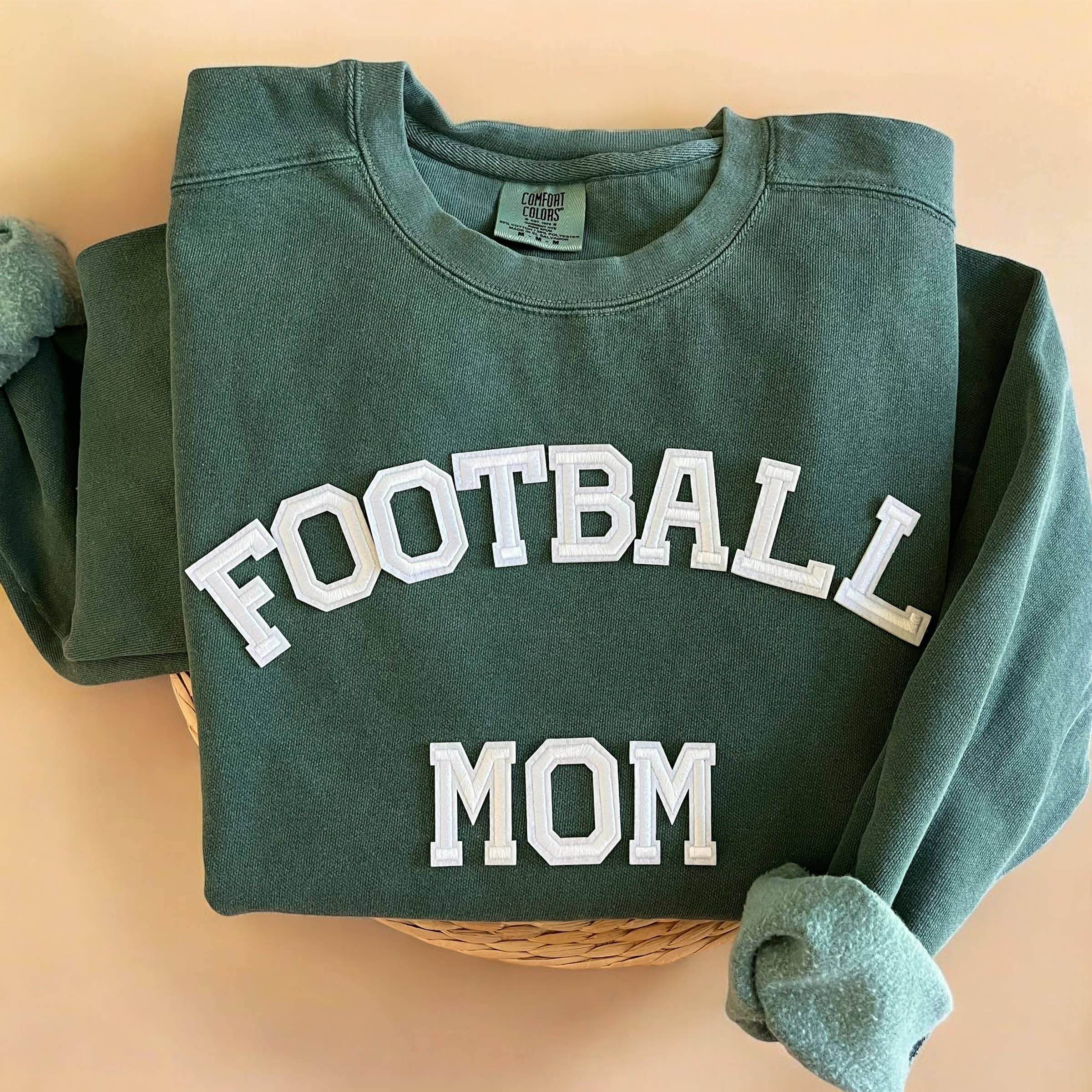 Comfort Colors® Football Mom Apparel - Adult & Kids T-Shirts, Sweatshirts & Hoodies apparel design preview 1