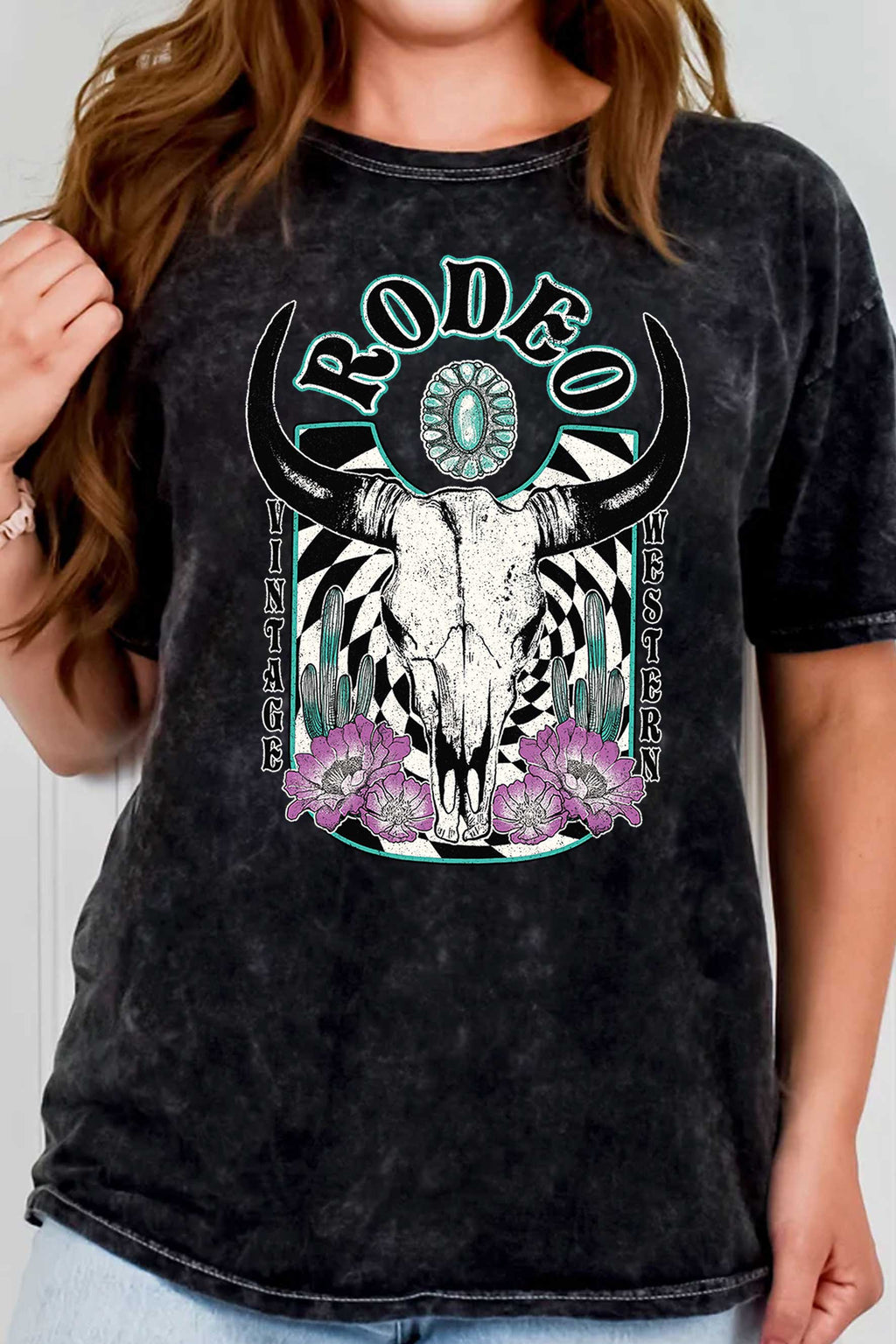 Rodeo Vintage Western Graphic - Adult & Kids T-Shirts, Sweatshirts & Hoodies apparel design preview 1