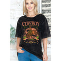 Cowboy -Unisex Oversized Mineral Wash - Adult & Kids T-Shirts, Sweatshirts & Hoodies apparel design preview 1