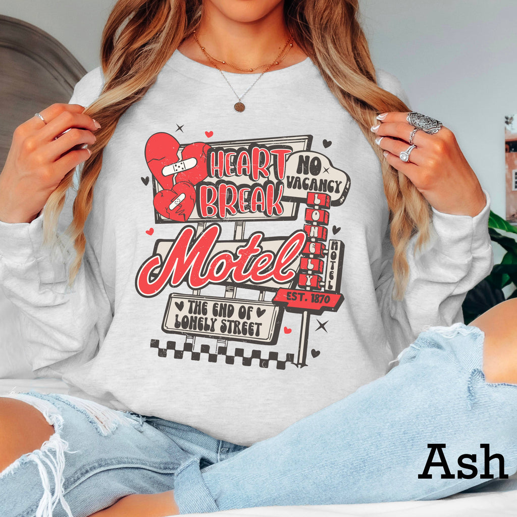 Heartbreak Motel Valentine'S Day Gildan - Adult & Kids T-Shirts, Sweatshirts & Hoodies apparel design preview 1