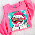 Preppy Snowman Bubblegum - Adult & Kids T-Shirts, Sweatshirts & Hoodies apparel design preview 1