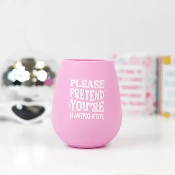 Silicone Wine Cups, Funny - Adult & Kids T-Shirts, Sweatshirts & Hoodies apparel design preview 1