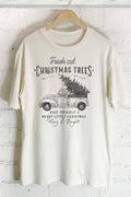 Fresh Cut Christmas Trees-Graphic Oversized - Adult & Kids T-Shirts, Sweatshirts & Hoodies apparel design preview 1