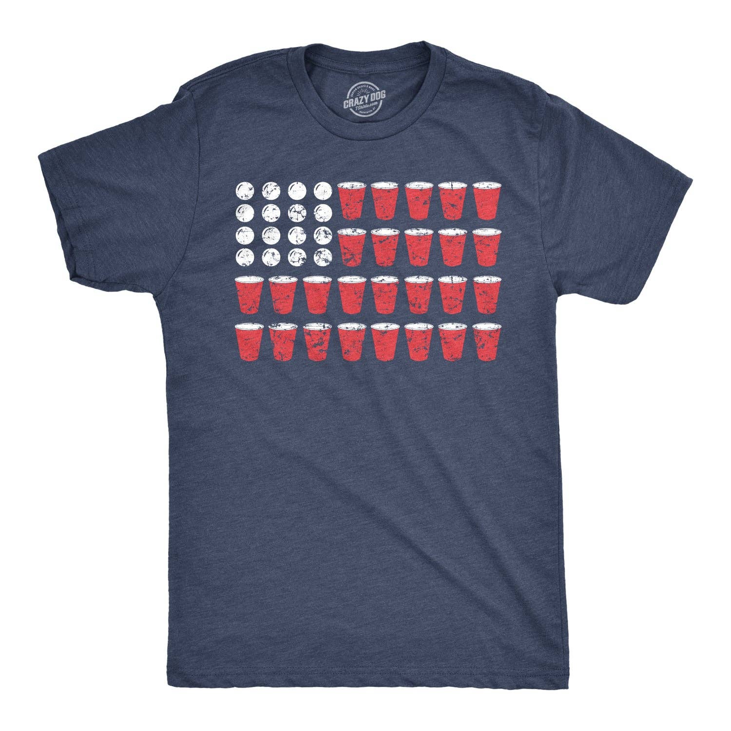 Beer Pong Flag Men's - Adult & Kids T-Shirts, Sweatshirts & Hoodies apparel design preview 1