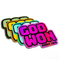 God Won Hydroflask Stickers - Adult & Kids T-Shirts, Sweatshirts & Hoodies apparel design preview 1